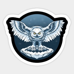 Owl Flying 3 Sticker